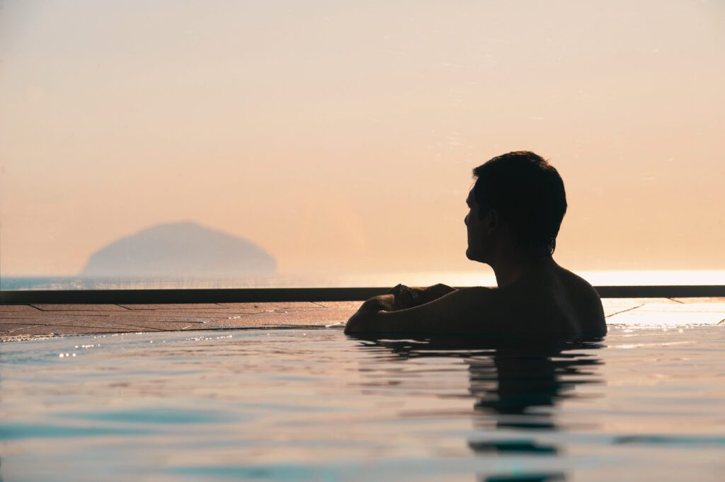 The Spa at Turnberry's infinity pool. 