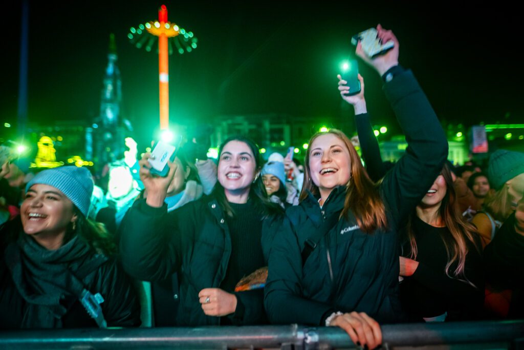 Edinburgh’s Hogmanay. Credit: Andy Catlin.