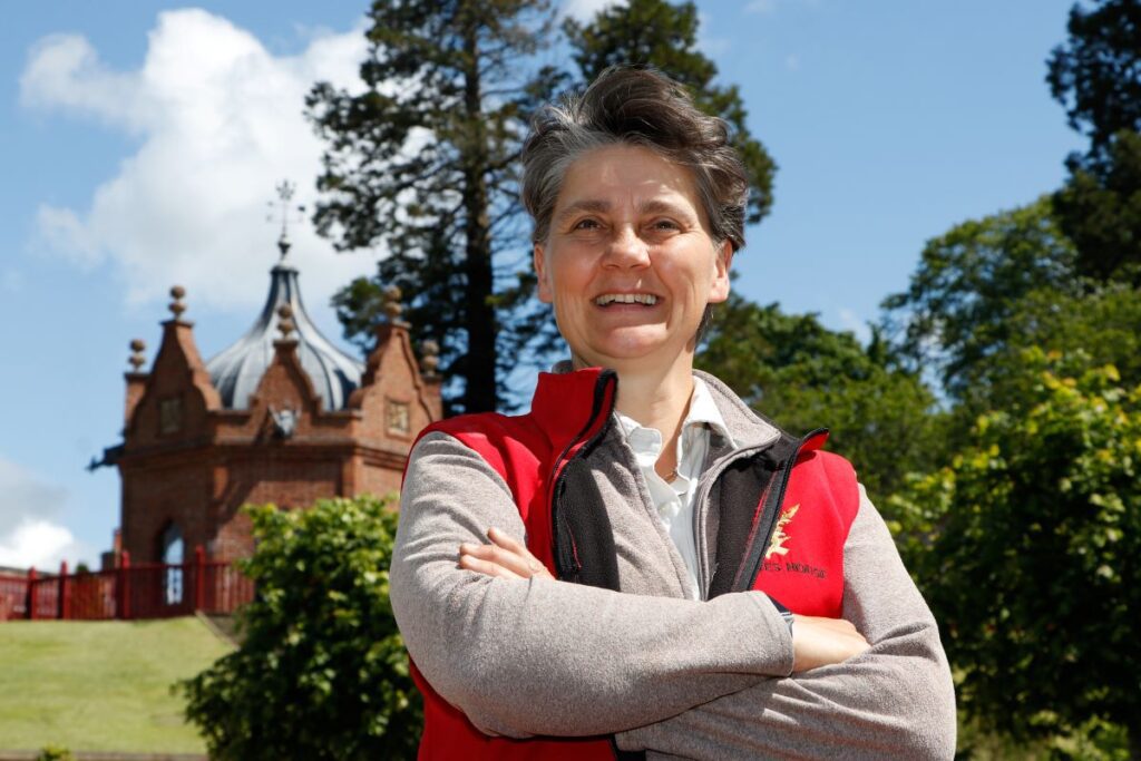 Dumfries House head of gardens Melissa Simpson in The Queen Elizabeth Walled Garden. Credit: Iain Brown.