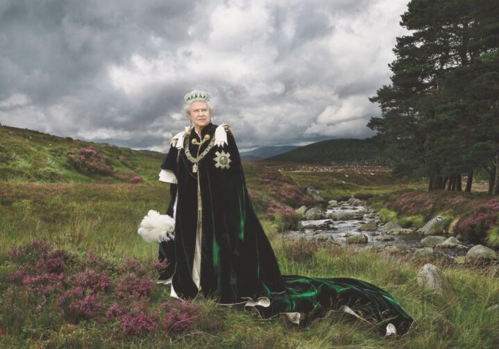 Julian Calder,
Queen Elizabeth II, Queen of Scots, Sovereign of the Most Ancient and Most Noble Order of the Thistle and Chief of the Chiefs, 2010
Credit: Julian Calder/Camera Press.