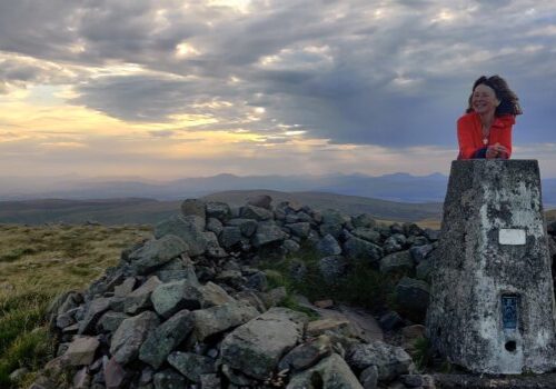 Lorraine on top of Ben Cleuth.