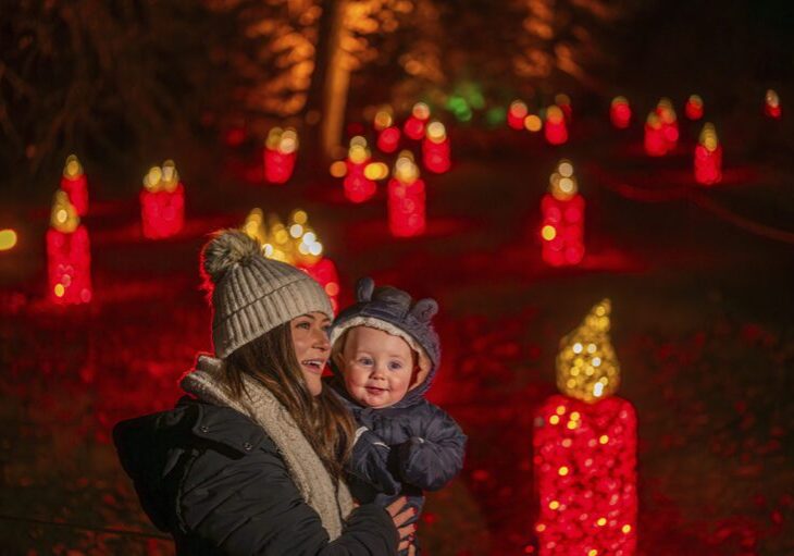 Mother and son enjoy Candles by Culture Creative.