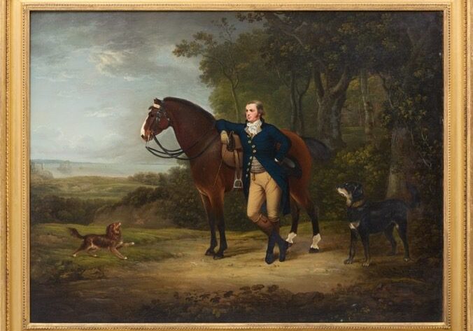 A portrait of Scottish Peer George Hay, 7th Marquess of Tweeddale by Scottish artist Alexander Nasmyth (1758-1840).