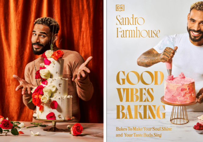 Sandro Farmhouse's new Good Vibes Baking book is out now. 